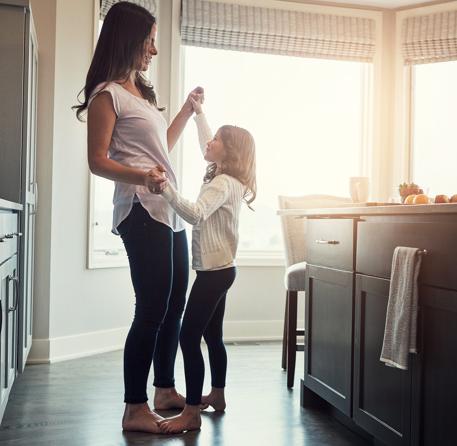 Happy Family at Rental Property